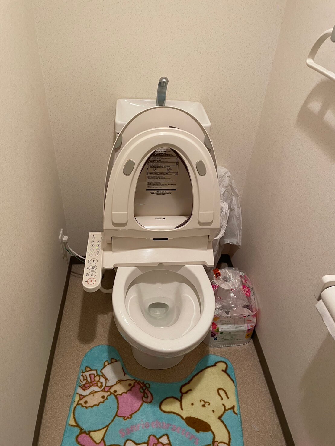 トイレ用お掃除シートによるつまり解消