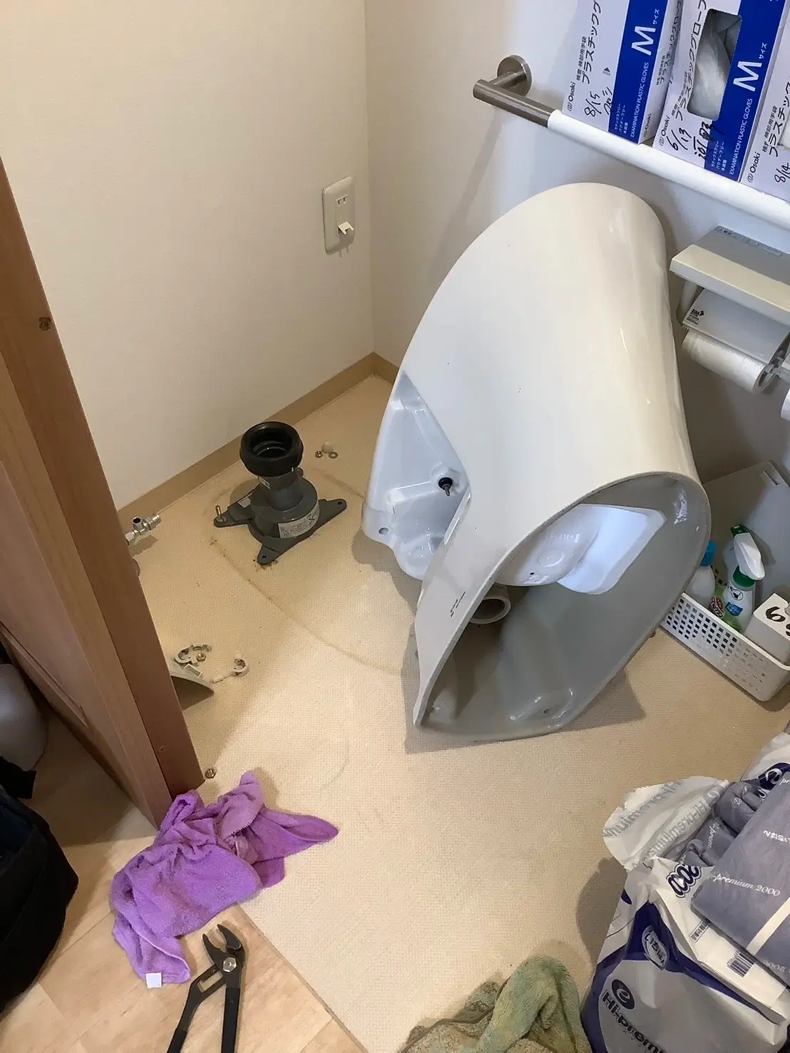 トイレのつまりから便器脱着まで-守口市佐太東町